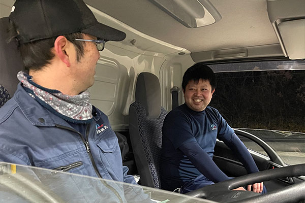 同乗研修（先輩が運転）